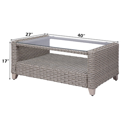 Greeley 4PC Pack Patio Sofa Set