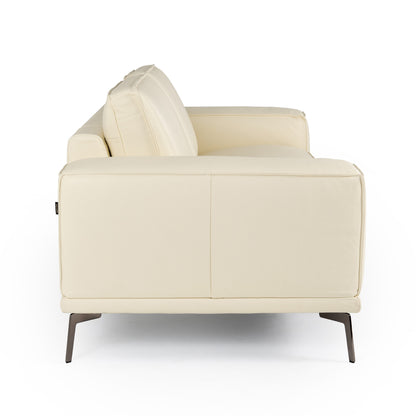 Lamod Italia Soho - Italian Ivory Leather Sofa