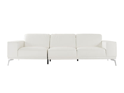 Lamod Italia Soho - Italian White Leather Sofa