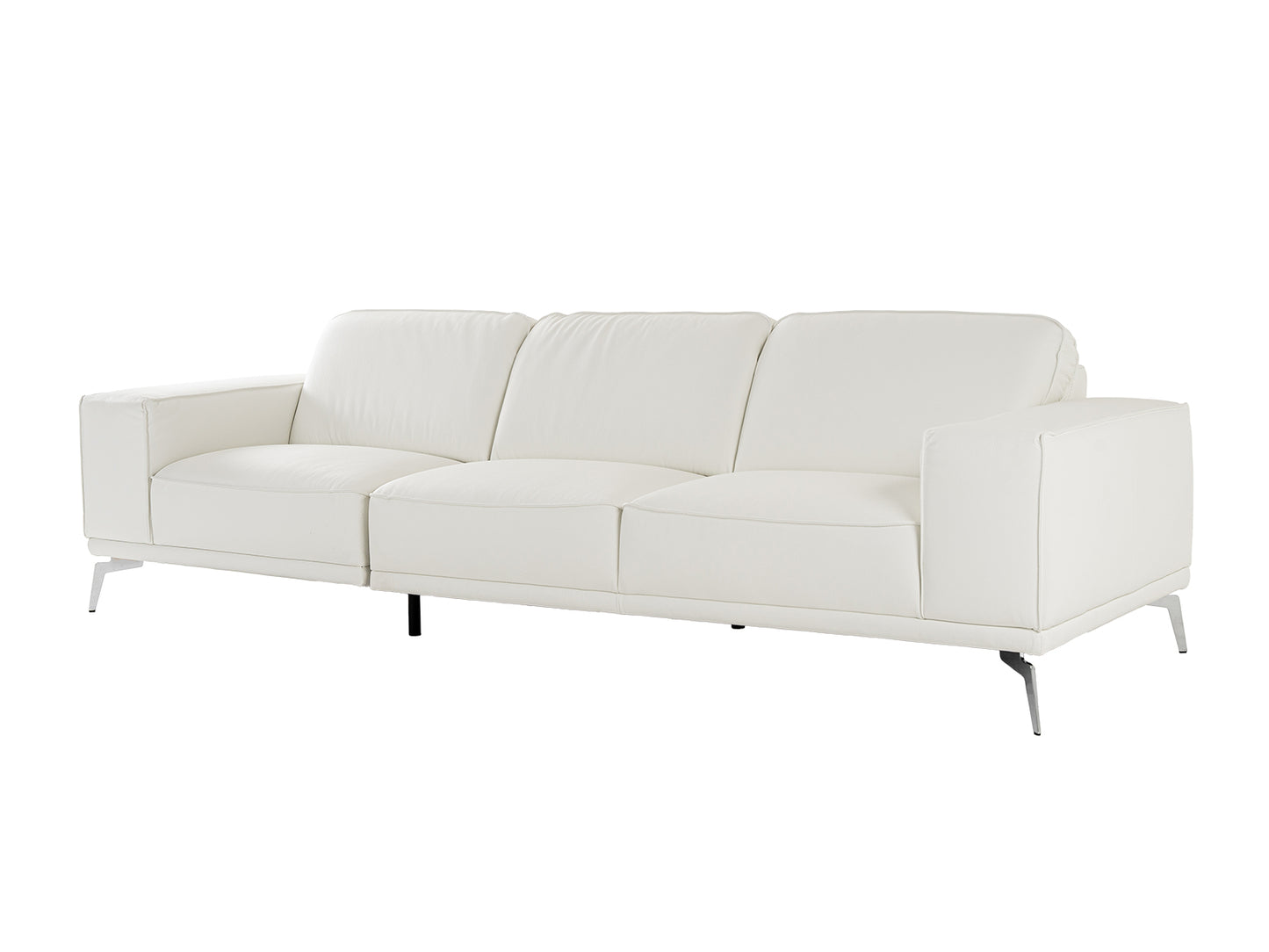 Lamod Italia Soho - Italian White Leather Sofa