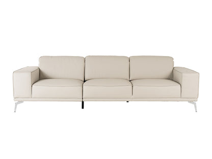 Lamod Italia Soho -  Italian Grey Leather Sofa