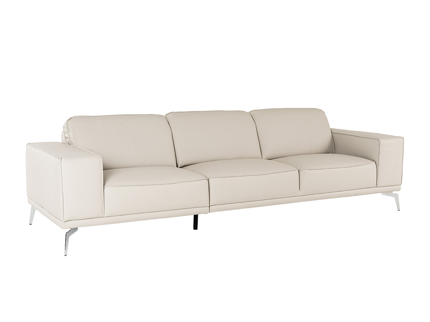Lamod Italia Soho -  Italian Grey Leather Sofa