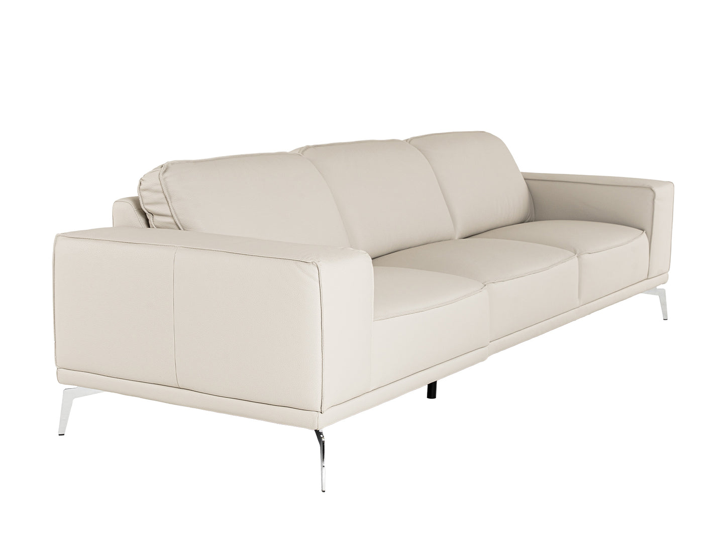 Lamod Italia Soho -  Italian Grey Leather Sofa