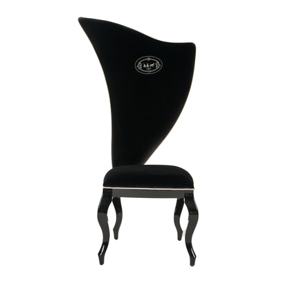 A&X Sovereign - Transitional Black Fabric Chair (Set of 2)