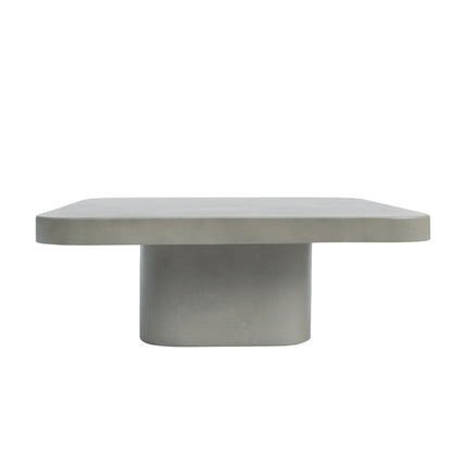 Modrest Flores Modern Grey Concrete Coffee Table