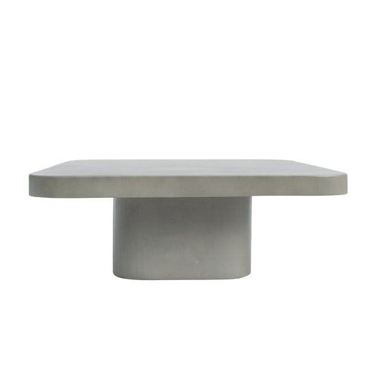 Modrest Flores Modern Grey Concrete Coffee Table
