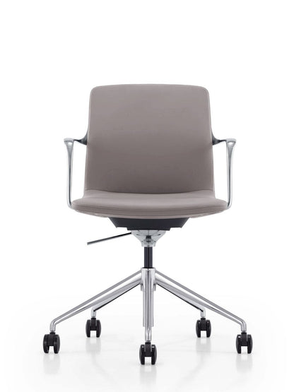 Modrest Sundar - Modern Grey Mid Back Conference Office Chair