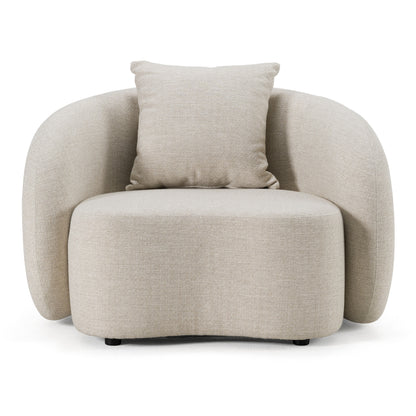 Renava Tabarca - Outdoor Beige Fabric Chair