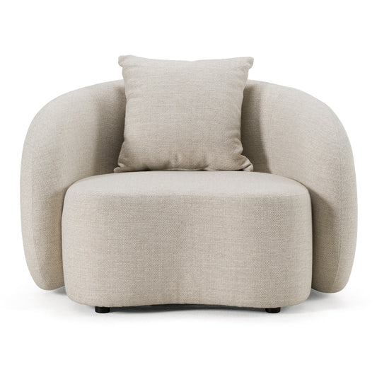 Renava Tabarca - Outdoor Beige Fabric Chair