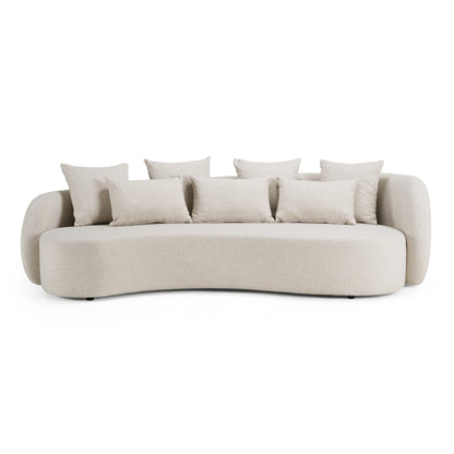 Renava Tabarca - Outdoor Beige Fabric 4 Seat Sofa