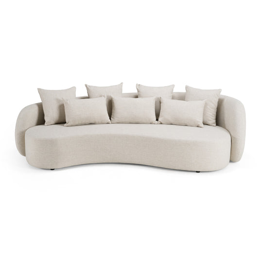 Renava Tabarca - Outdoor Beige Fabric 4 Seat Sofa