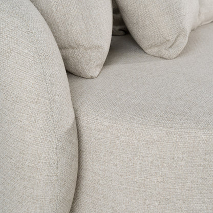 Renava Tabarca - Outdoor Beige Fabric 4 Seat Sofa