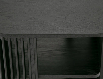 Modrest Thayne - Modern Mid Century Black Ash End Table