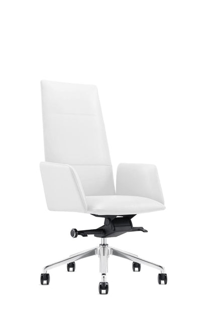 Modrest Tricia - Modern White High Back Executive Office Chair