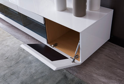 Modrest Frost Modern Small White TV Unit