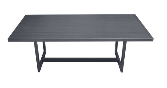 Renava Wake - Modern Dark Charcoal Outdoor Dining Table
