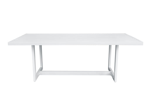 Renava Wake - Modern White Outdoor Dining Table