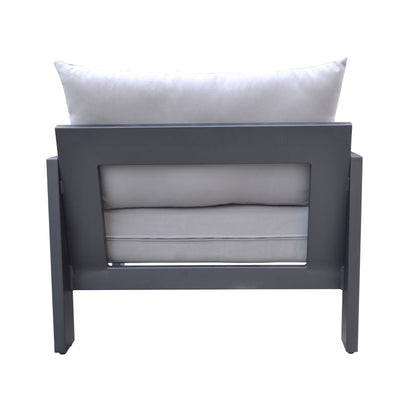 Renava Wake - Modern Charcoal Outdoor Lounge Chair