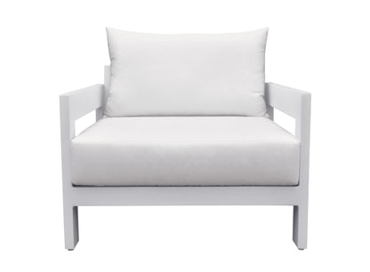 Renava Wake - Modern White Outdoor Lounge Chair