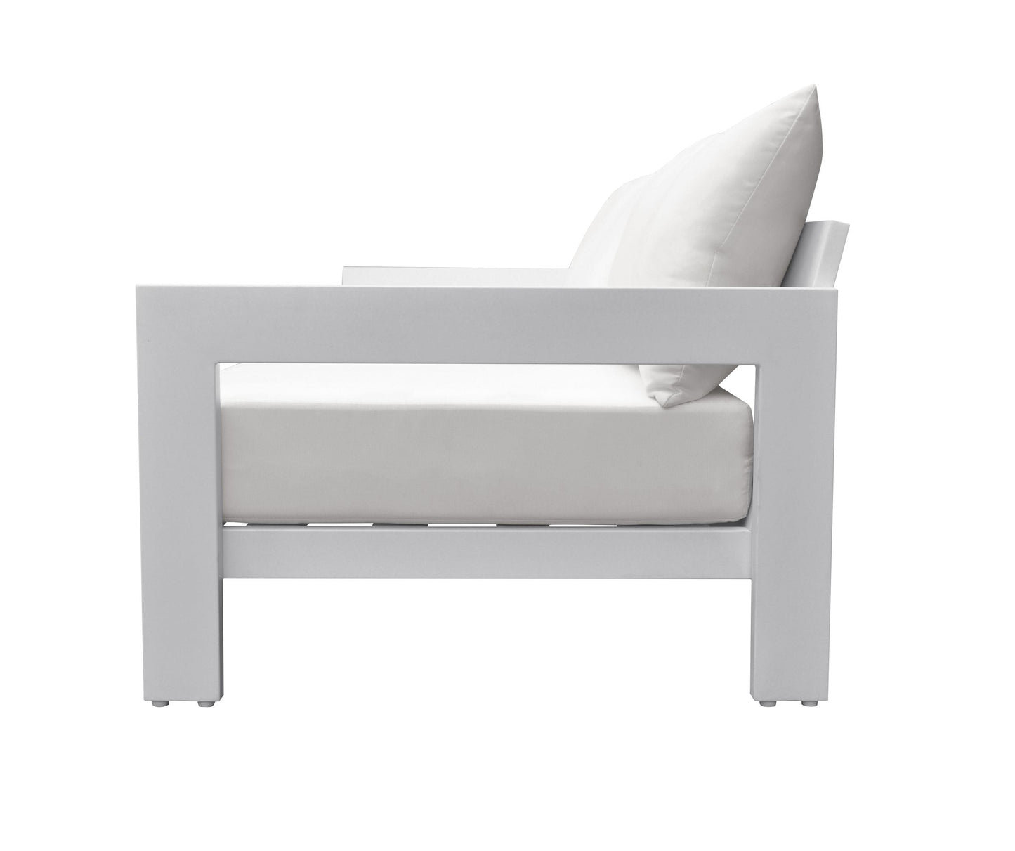 Renava Wake - Modern White Outdoor Lounge Chair