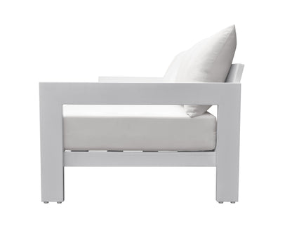 Renava Wake - Modern White Outdoor Lounge Chair