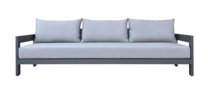 Renava Wake - Outdoor Dark Charcoal Sofa Set