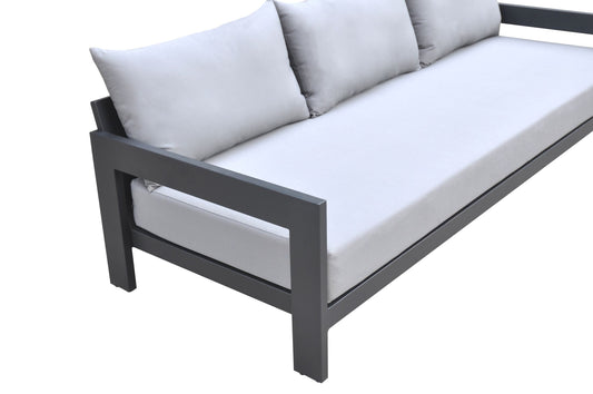 Renava Wake - Outdoor Dark Charcoal Sofa Set