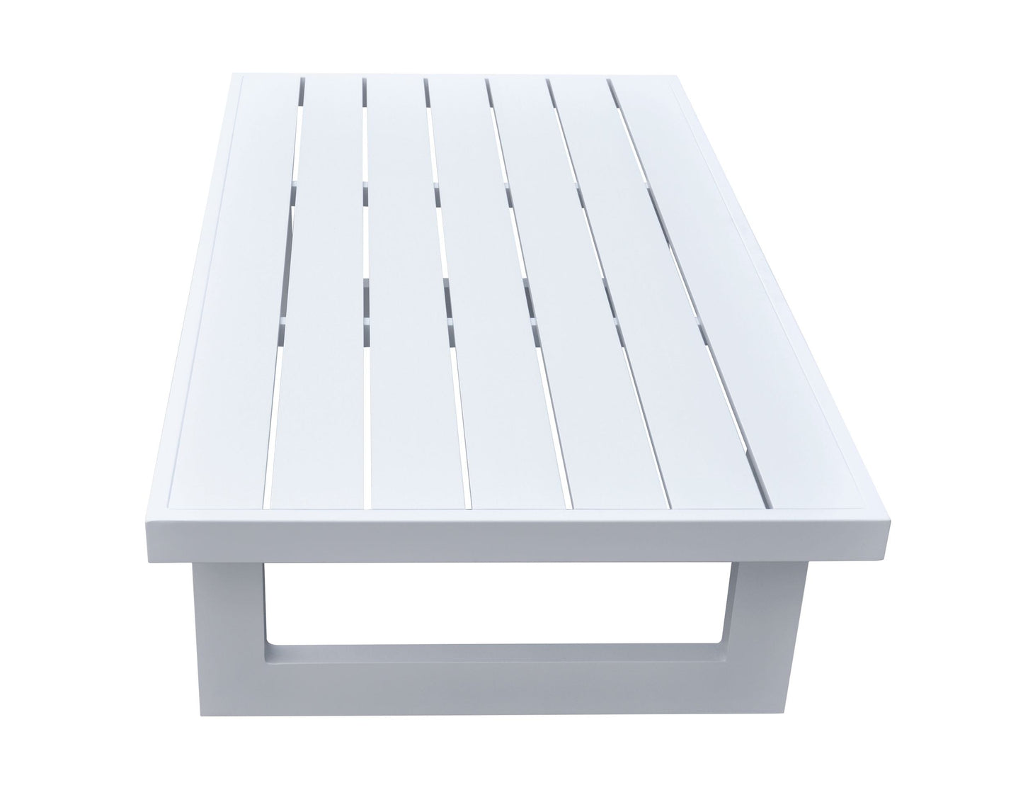 Renava Wake - Modern White Outdoor Coffee Table